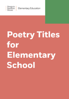 Poetry Month Titles for Elementary School cover