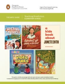 Teaching Nonfiction Thematic Guide for Elementary School cover